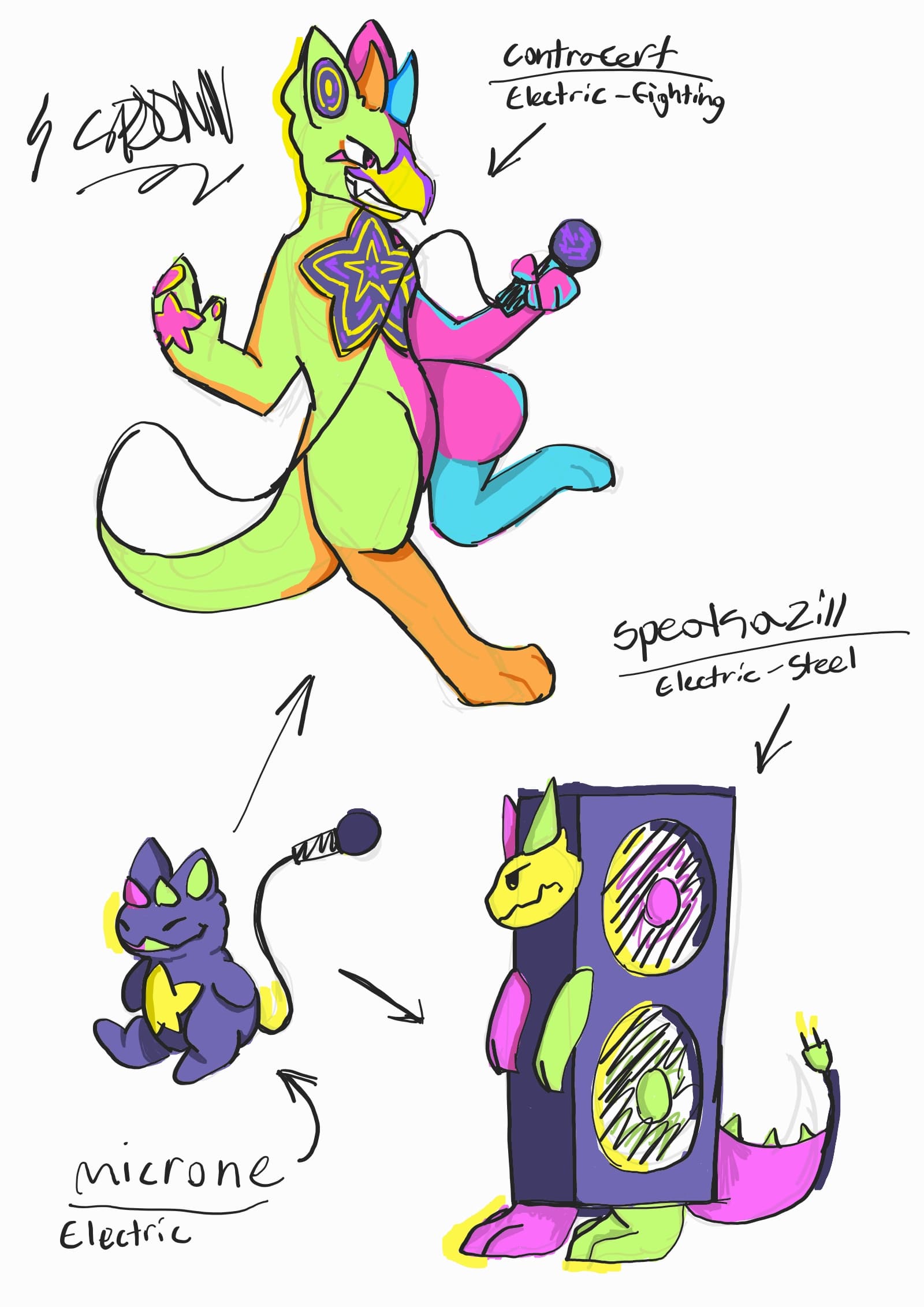 More Pokémon designs